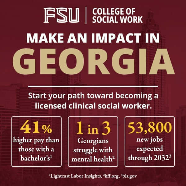 Make an impact in Georgia with an MSW infographic